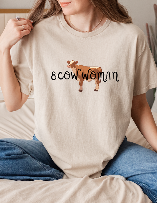 8 Cow Woman Shirt