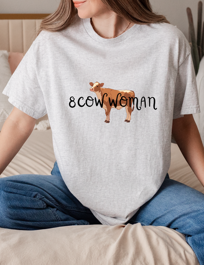 8 Cow Woman Shirt