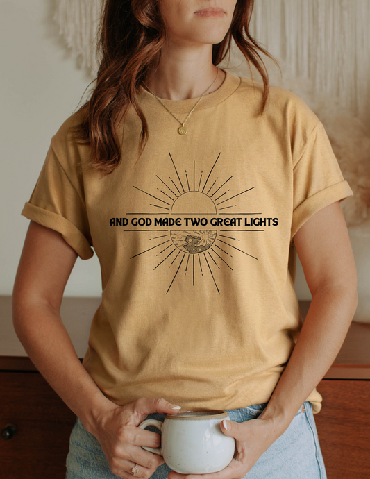 God Made Two Great Lights Shirt