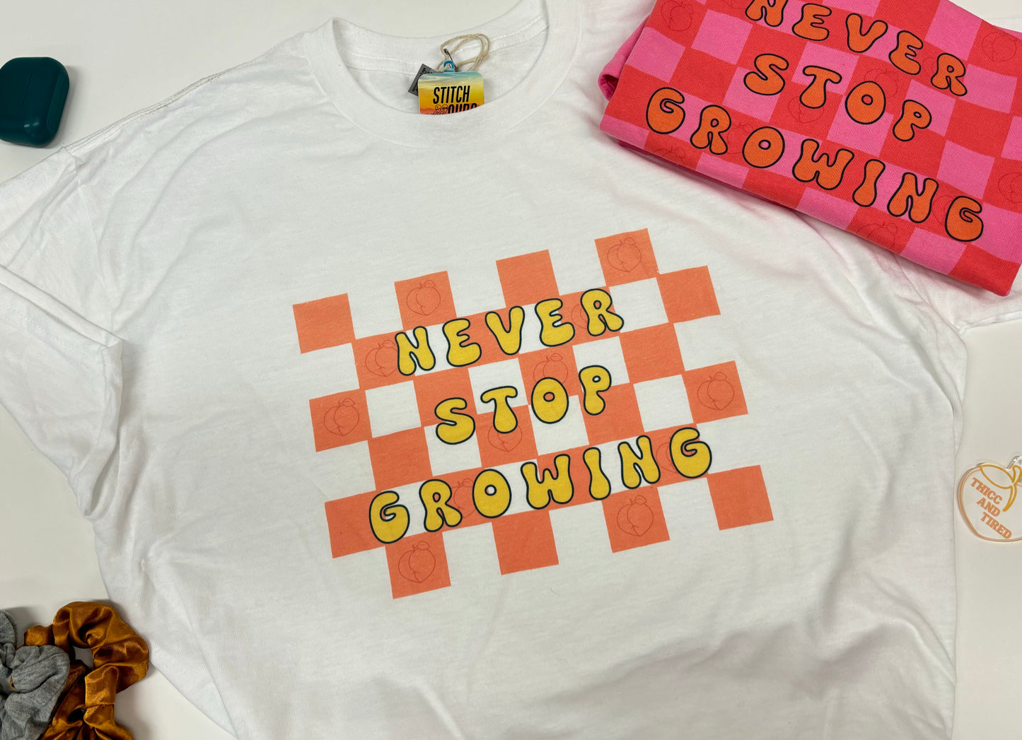 Never Stop Growing T-shirt