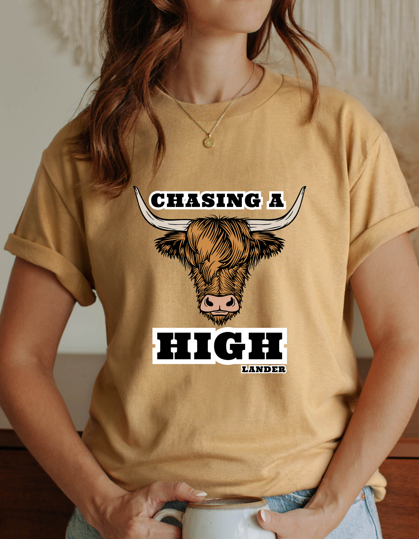 Chasing A Highlander T-Shirt