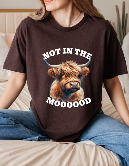 Not In The Mood Highlander T-Shirt