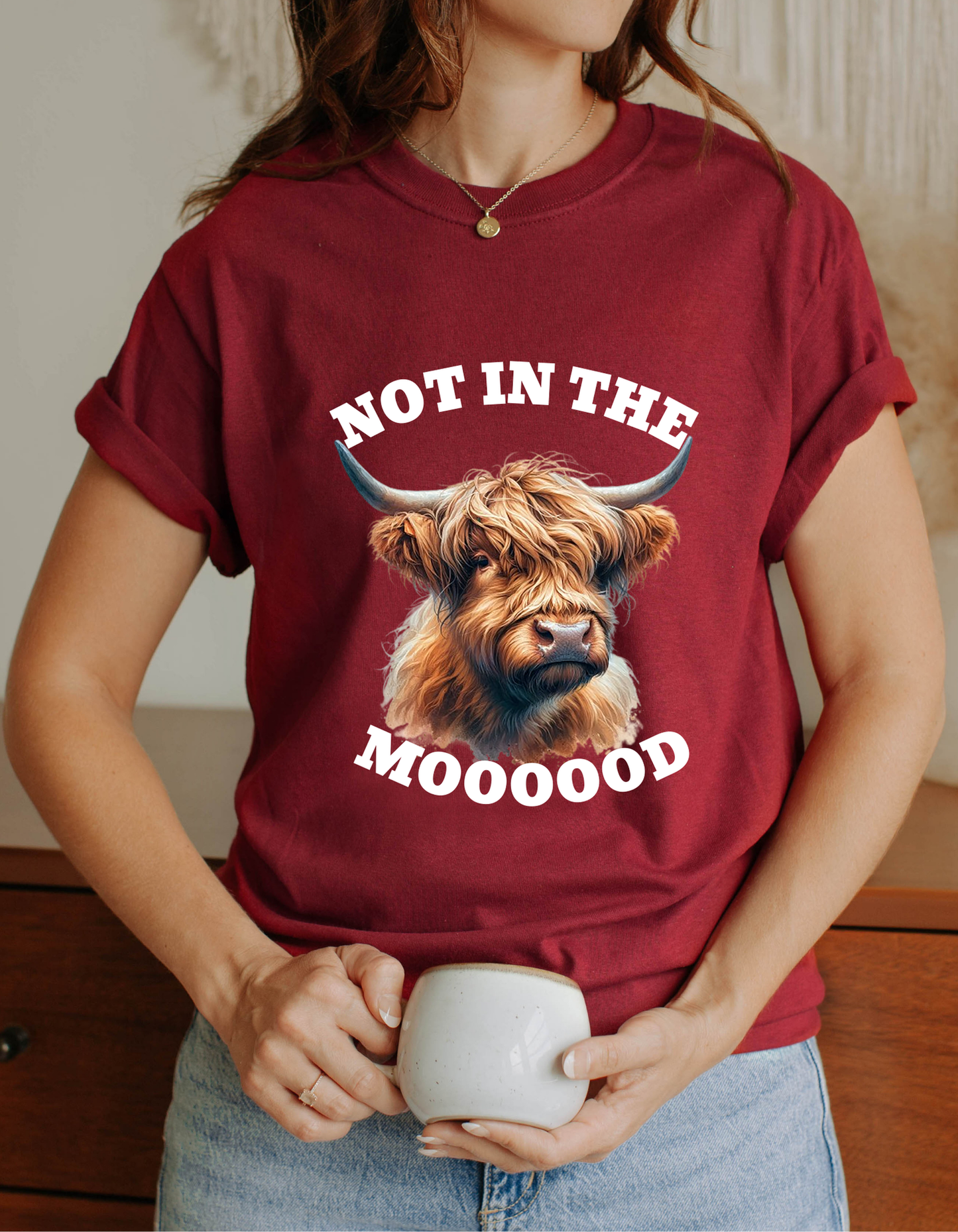 Not In The Mood Highlander T-Shirt