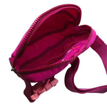 Bright Pink Crossbody Belt Pack