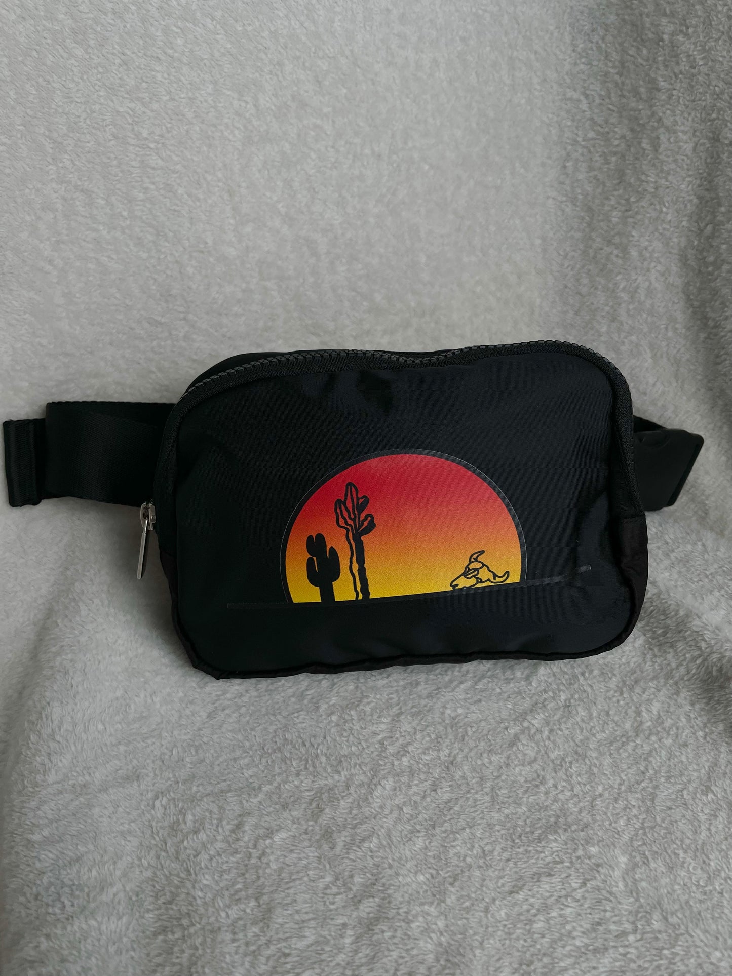 Cactus Sunset Crossbody Belt Pack